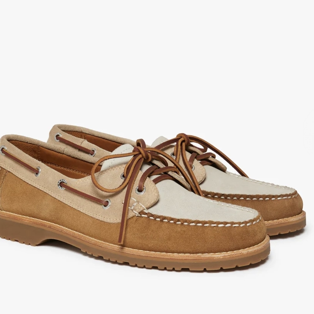 G. H. BASS Mini Lug Hampton Suede Boat Shoes